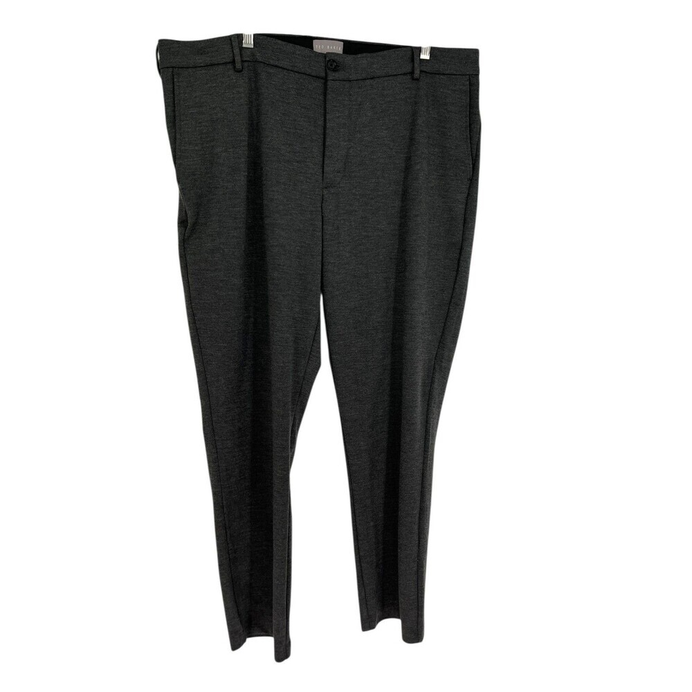 Ted Baker Dress Pants Men's Size 40 x 32 Gray  Tapered Leg